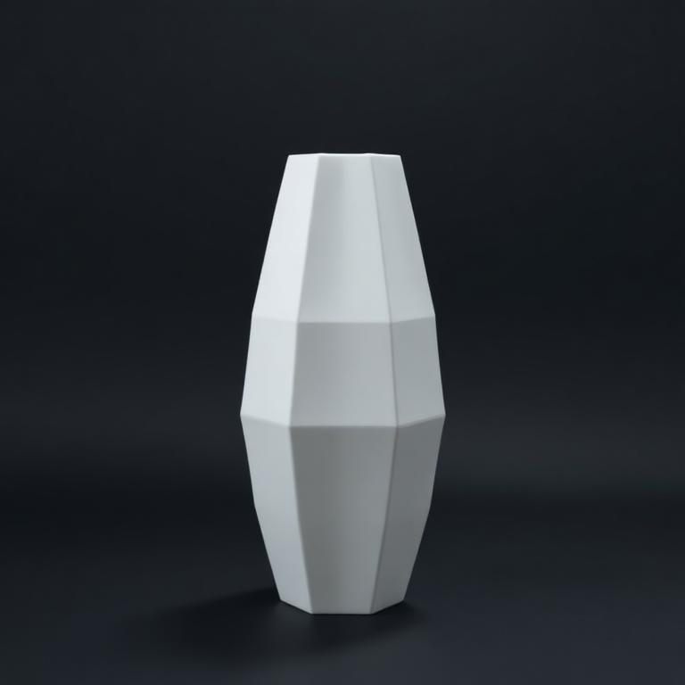 Vaso Geométrico Facetado